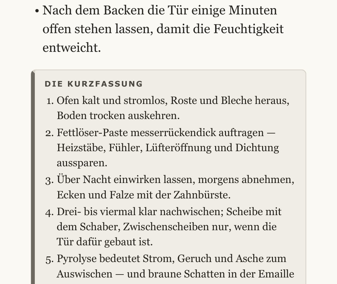 Kapitelseite mit grauer Kurzfassung