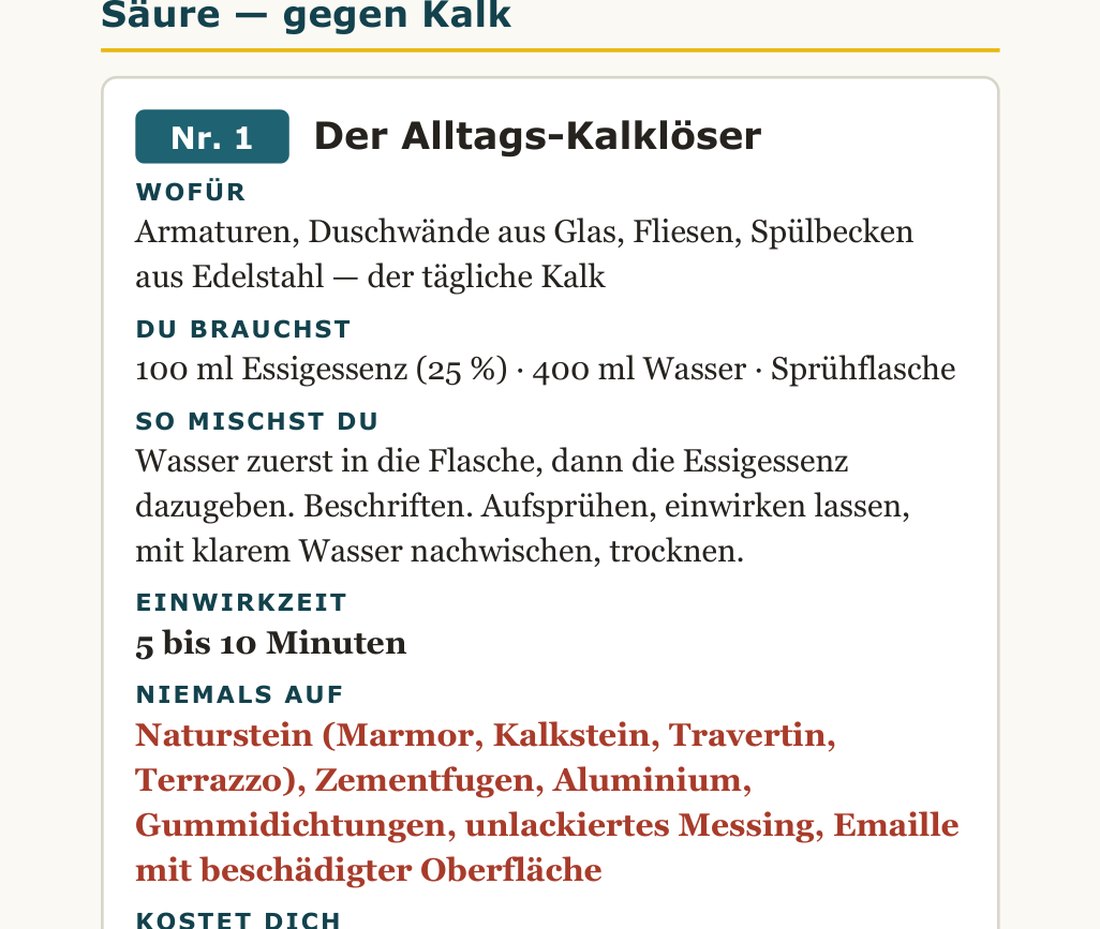 Seite 34: Mischung Nr. 1 im festen Raster